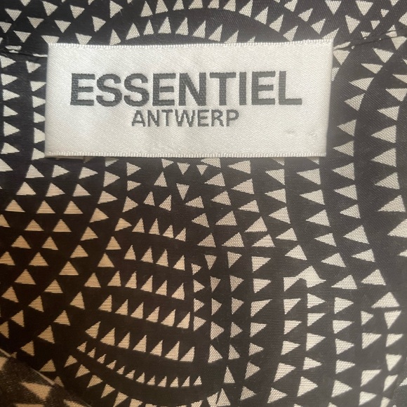 Essentiel Antwerp B/W Print Shirtdress - Picture 5 of 7